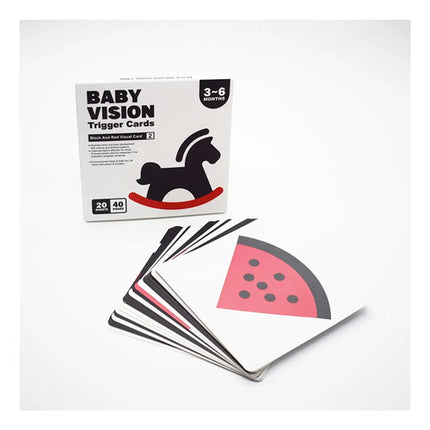 Tarjetas De Estimulación Visual Montessori Bebés 0-26 Meses
