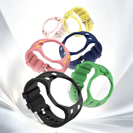 Correa Silicona Swatch Xomega Royal Pop Convertir A Pulsera