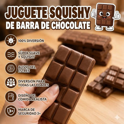 Juguete Antiestrés Squishy Chocolate Grande Relajante Regalo