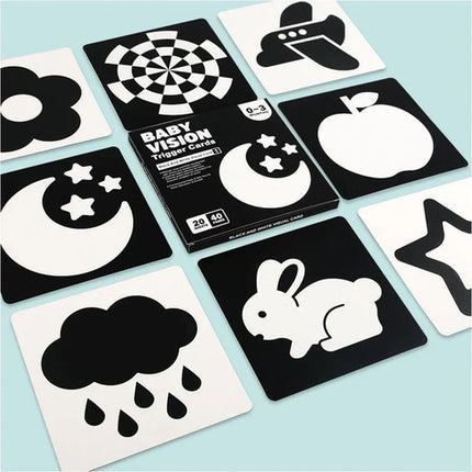 Tarjetas De Estimulación Visual Montessori Bebés 0-26 Meses