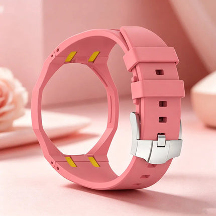 Correa Silicona Swatch Xomega Royal Pop Convertir A Pulsera