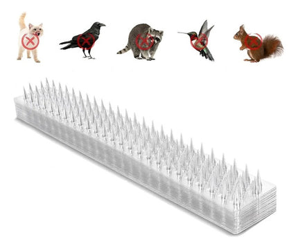 Kit 10 Picos Anti Palomas Púas Repelente Aves Gatos Exterior