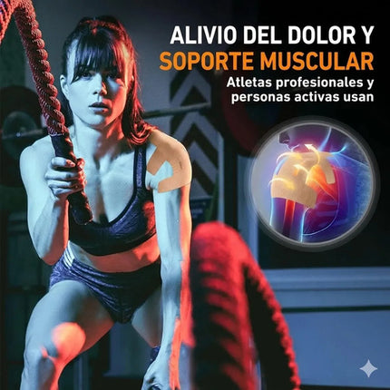 Cinta Kinesiologica Hombro Parche Precortado Gym Dolor