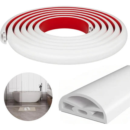 1m Tira Ducha Burlete Adhesivo Silicona Barrera Agua Baño
