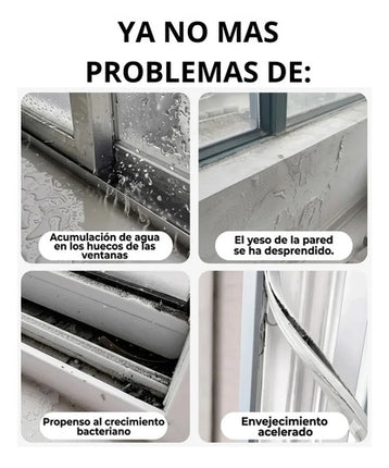 1m Tira Burlete Sellado De Ventana Adhesivo Antiagua Polvo