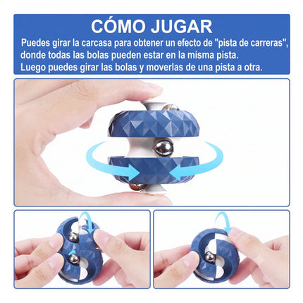 Pelota Orbital Fidget Juguete Antiestrés Spinner Para Niños