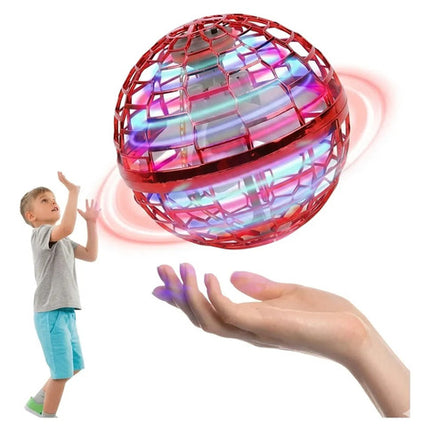 Bola Voladora Boomerang Luz Led Dron Sensor Movimiento Niños
