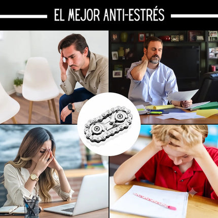 Spinner Mecánico De Engranajes Cadena Bicicleta Antiestrés