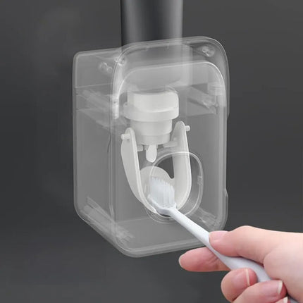 Dispensador Automático Pasta Dental Y Porta Cepillos Pared
