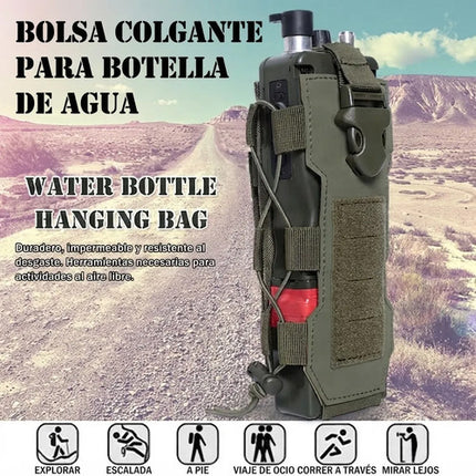 Porta Botella Tactico Molle Porta Radio Sostenedor Mochila