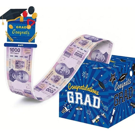 Caja Para Regalar Dinero Graduación Regalo Niños Escuela