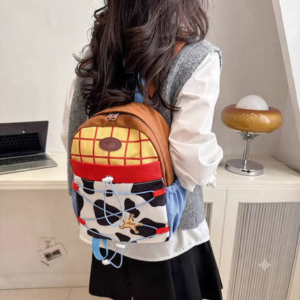 Mochila De Toy Story Woody Preescolar Kinder Disney Vaquera