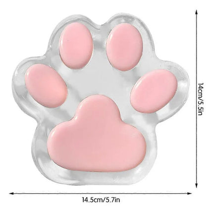 Squishy Pata De Gato Gigante Taba Antiestrés Silicona Kawaii
