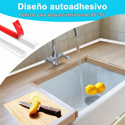 3m Tira Moldura Flexible Pvc Autoadhesiva Impermeable 12mm