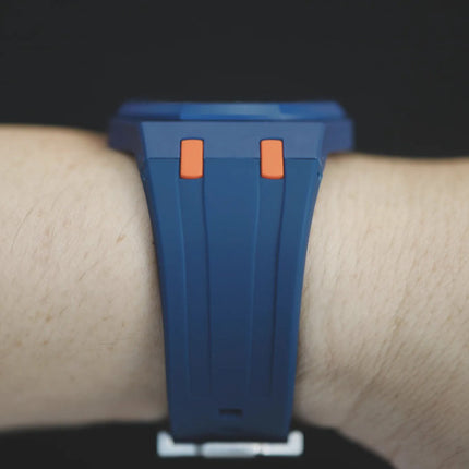 Correa Silicona Swatch Xomega Royal Pop Convertir A Pulsera