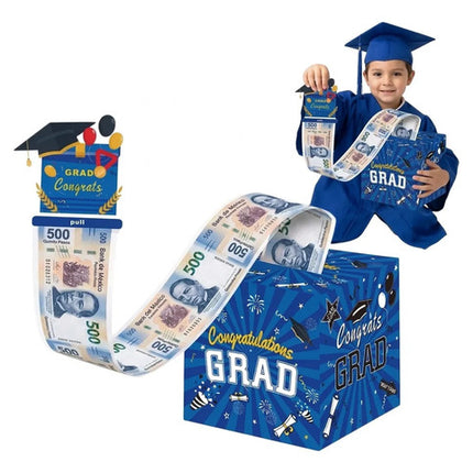 Caja Para Regalar Dinero Graduación Regalo Niños Escuela
