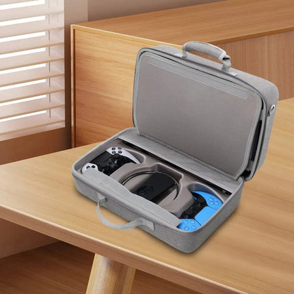 Estuche Rigido Eva Para Consola Ps5 Slim De Viaje Con Correa