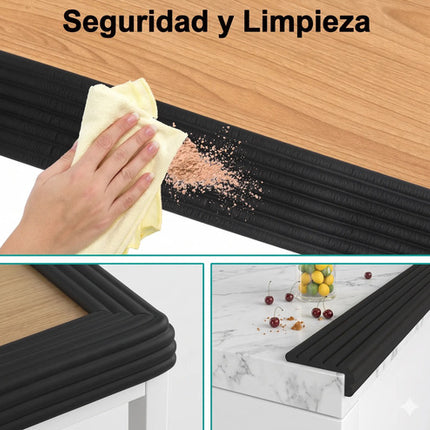 2 Mts Tira Protección Bebes Seguridad Bordes Esquinero Niños