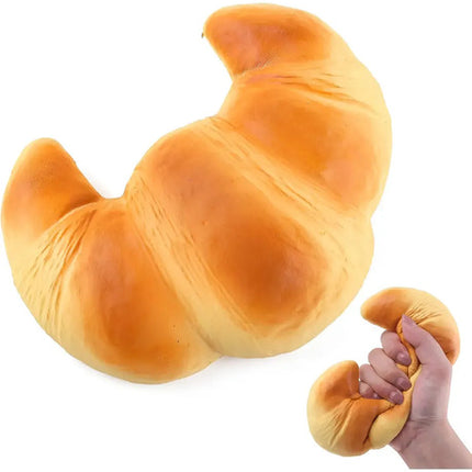 Squishy De Pan Cuernito Croissant Juguete Antiestres Suave