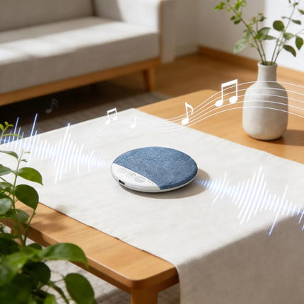 Mini Bocina Para Dormir Ruido Blanco Debajo De Almohada Blanco