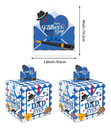 Caja Regalo Para Dinero Dia Del Padre Billetes Papá Kit Box