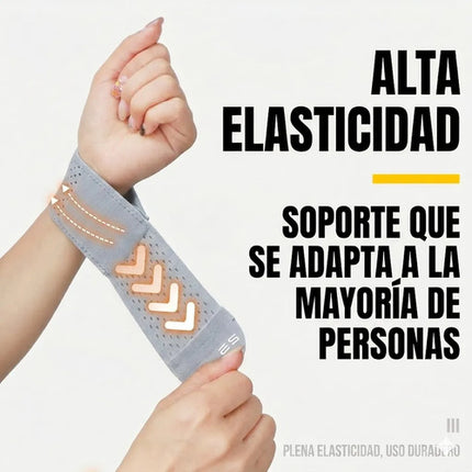 Par De Muñequeras De Compresión Deportiva Ajustable Elastica