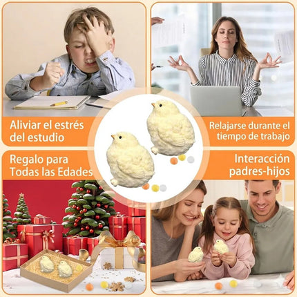 Juguete De Pollito Squishy Mochi Antiestres Relajante Pollo