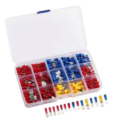 Kit 280 Terminales Eléctricas Aisladas Crimpado Para Cable