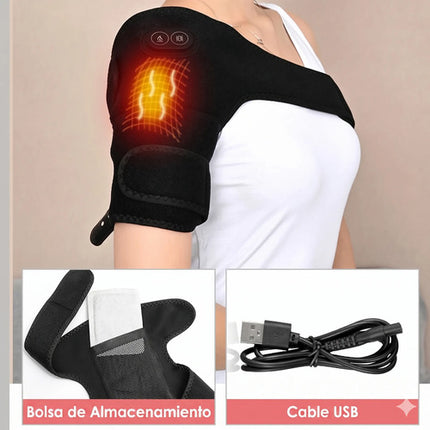 Hombrera Termica Calefacción Y Masaje Soporte Calor Rodilla