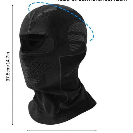 Pasamontañas Técnico Transpirable Para Moto Y Ciclismo Nylon