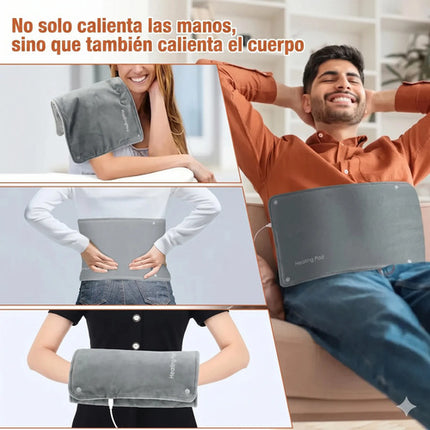 Calentador Manos Manta Cojín Térmico Usb Termostato Calor