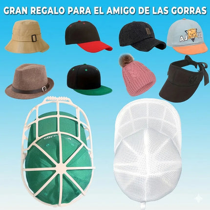 Bolsa Lavado Para Gorras Protector Antideformación Cachuchas