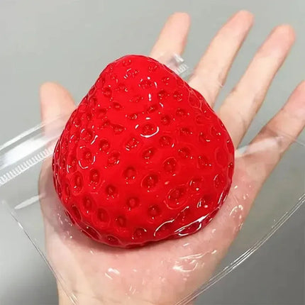 Squishy De Fresa Juguete Antiestrés Silicona Antiestres Taba