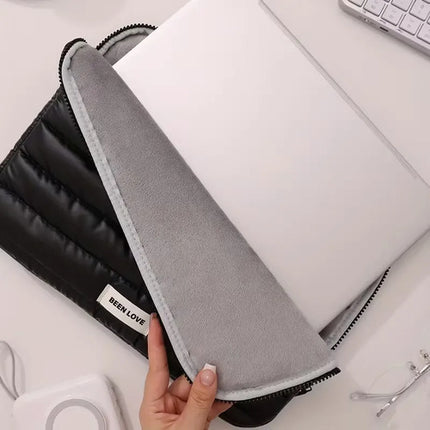 Funda Acolchada Para Laptop 13  Impermeable Puffer Macbook