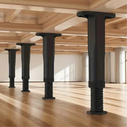 4 Patas Regulables Para Base Cama Soporte Muebles Ajustable