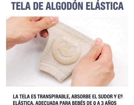 Rodilleras Para Bebé Gateo Antideslizante Protector Algodón