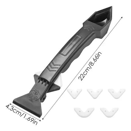 Kit Raspador De Silicona 5 En 1 Removedor Sellador Hogar