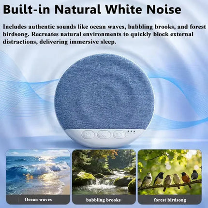 Mini Bocina Para Dormir Ruido Blanco Debajo De Almohada Blanco