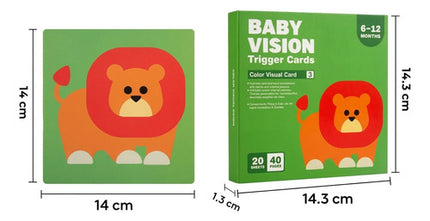 Tarjetas De Estimulación Visual Montessori Bebés 0-26 Meses