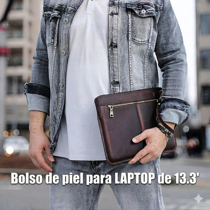 Funda De Piel Genuina Para Macbook Air Pro 13 13.3  Laptops