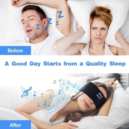 Audífonos Para Dormir Diadema Bluetooth Antifaz Deportivo