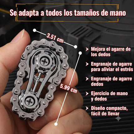 Spinner Mecánico De Engranajes Cadena Bicicleta Antiestrés