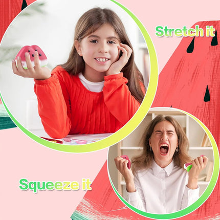 Squishy Juguete De Sandia Antiestrés Apretable Niños Regalo Rojo