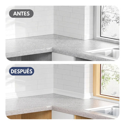 2m Moldura Esquina De Pared Flexible Autoadhesiva Silicona