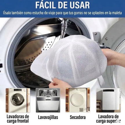 Bolsa Lavado Para Gorras Protector Antideformación Cachuchas