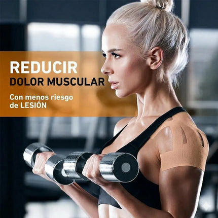 Cinta Kinesiologica Hombro Parche Precortado Gym Dolor