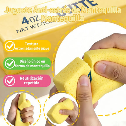 Juguete Antiestres Squishy Mini Mantequilla Barra Suave 11cm