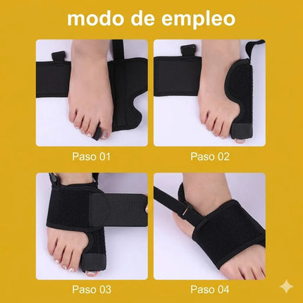 Corrector De Juanete Férula Ortopédica Ajustable Con Varilla