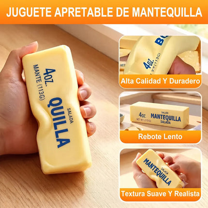 Juguete Antiestres Squishy Mini Mantequilla Barra Suave 11cm