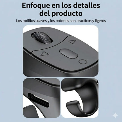 Anillo Control Bluetooth Mouse De Dedo Pasa Paginas Celular